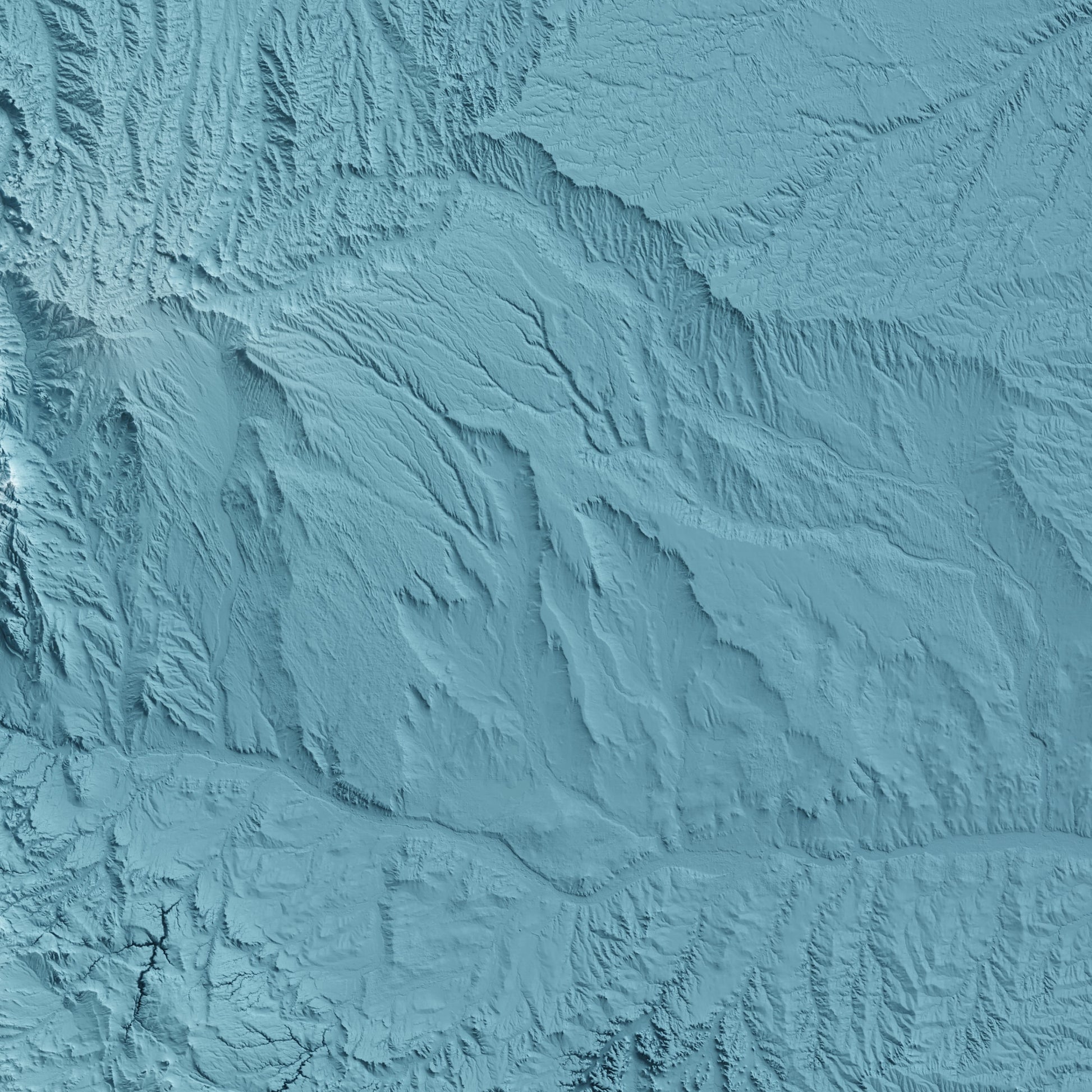 A minimalist relief map of the US State of Colorado in frame made out of pine wood. Topographic map poster for travel and geography fans.